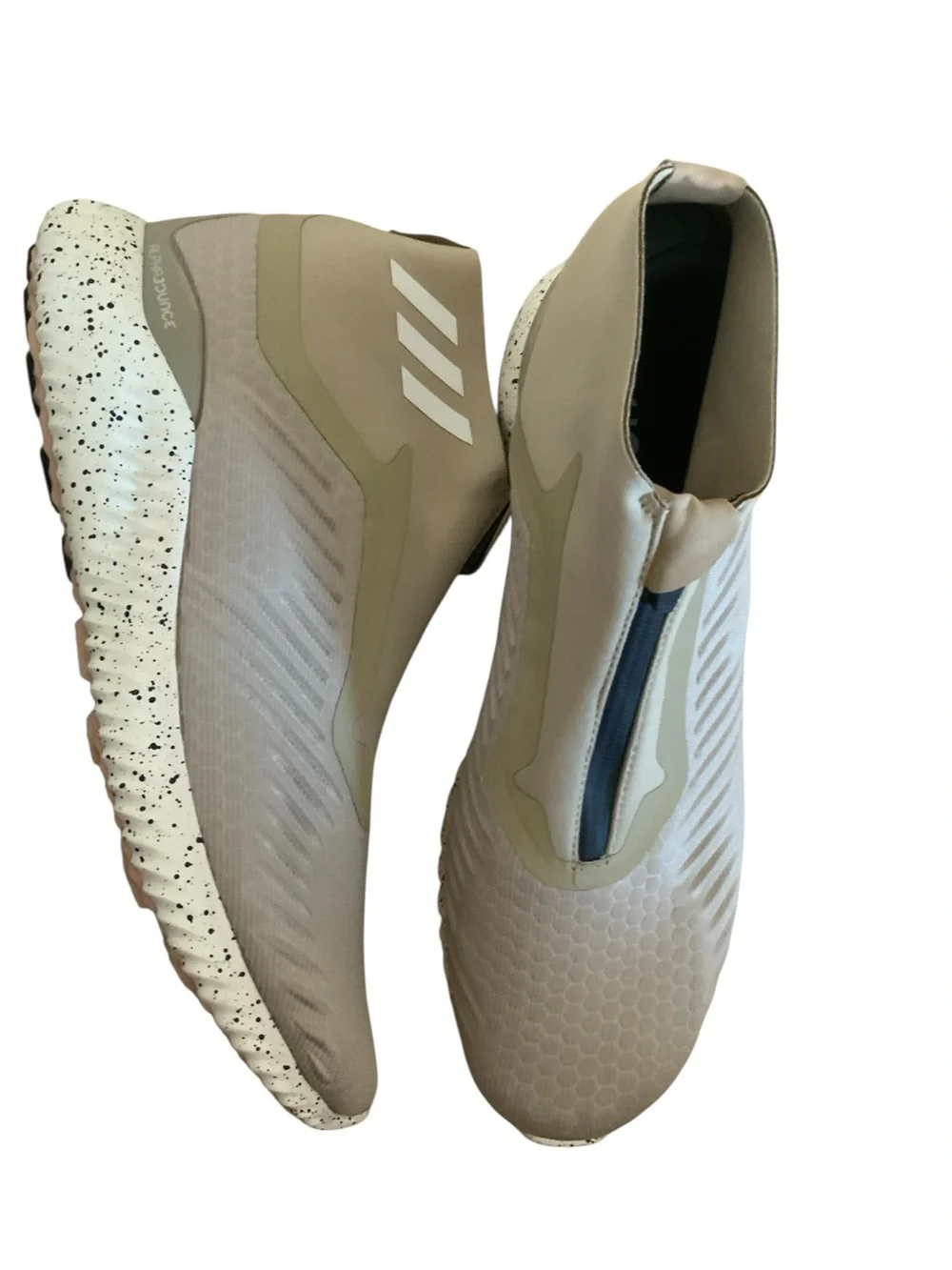 adidas Alphabounce Zip Light Brown Mens Running Shoes DA9949 Size 14